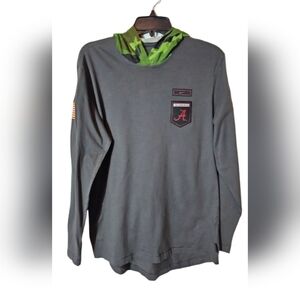 Nike Alabama Crimson Tide Football Military Appreciation Long Sleeve Tee Size M